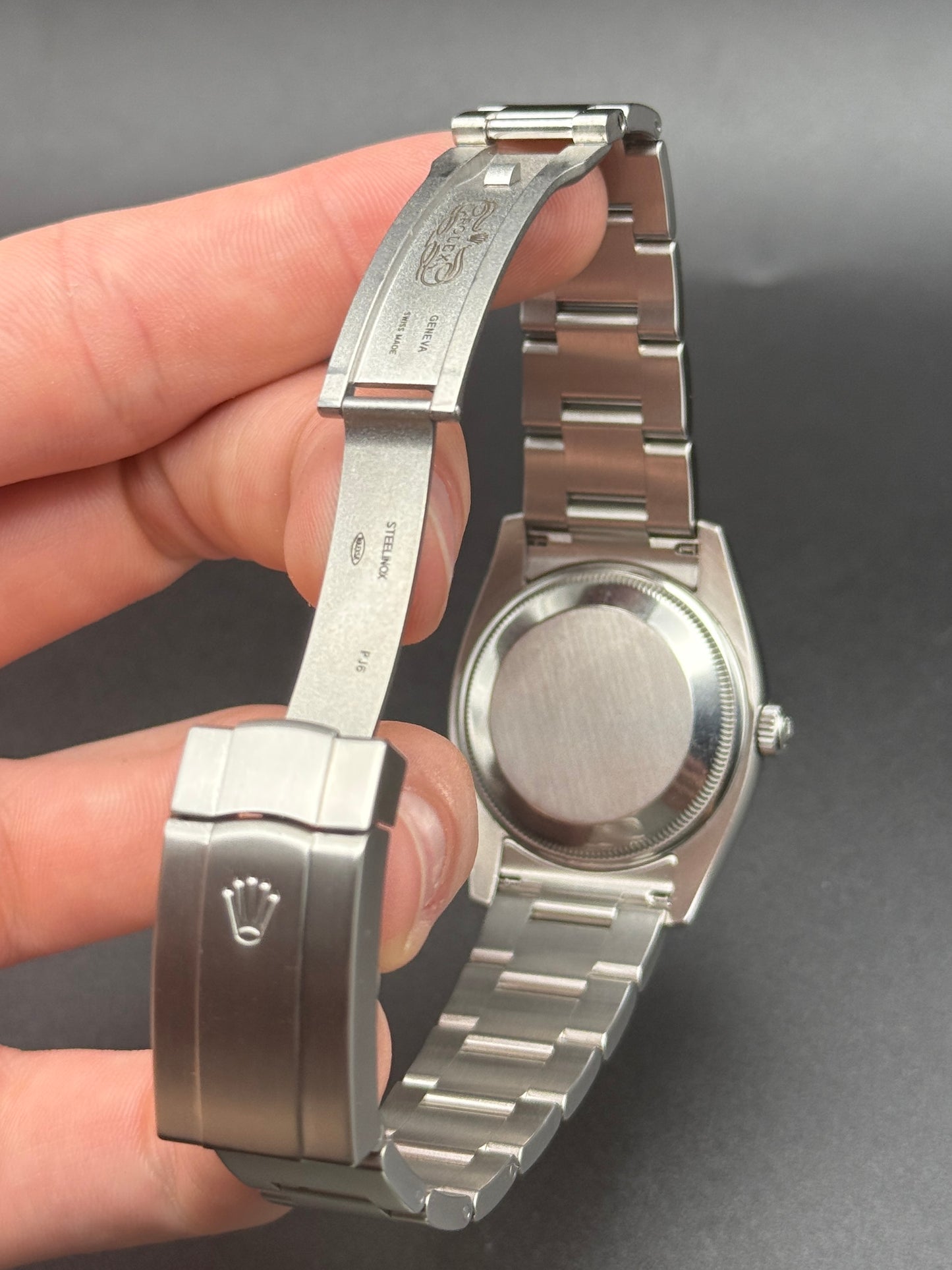 Rolex Oyster Perpetual 114200 Watch and Card