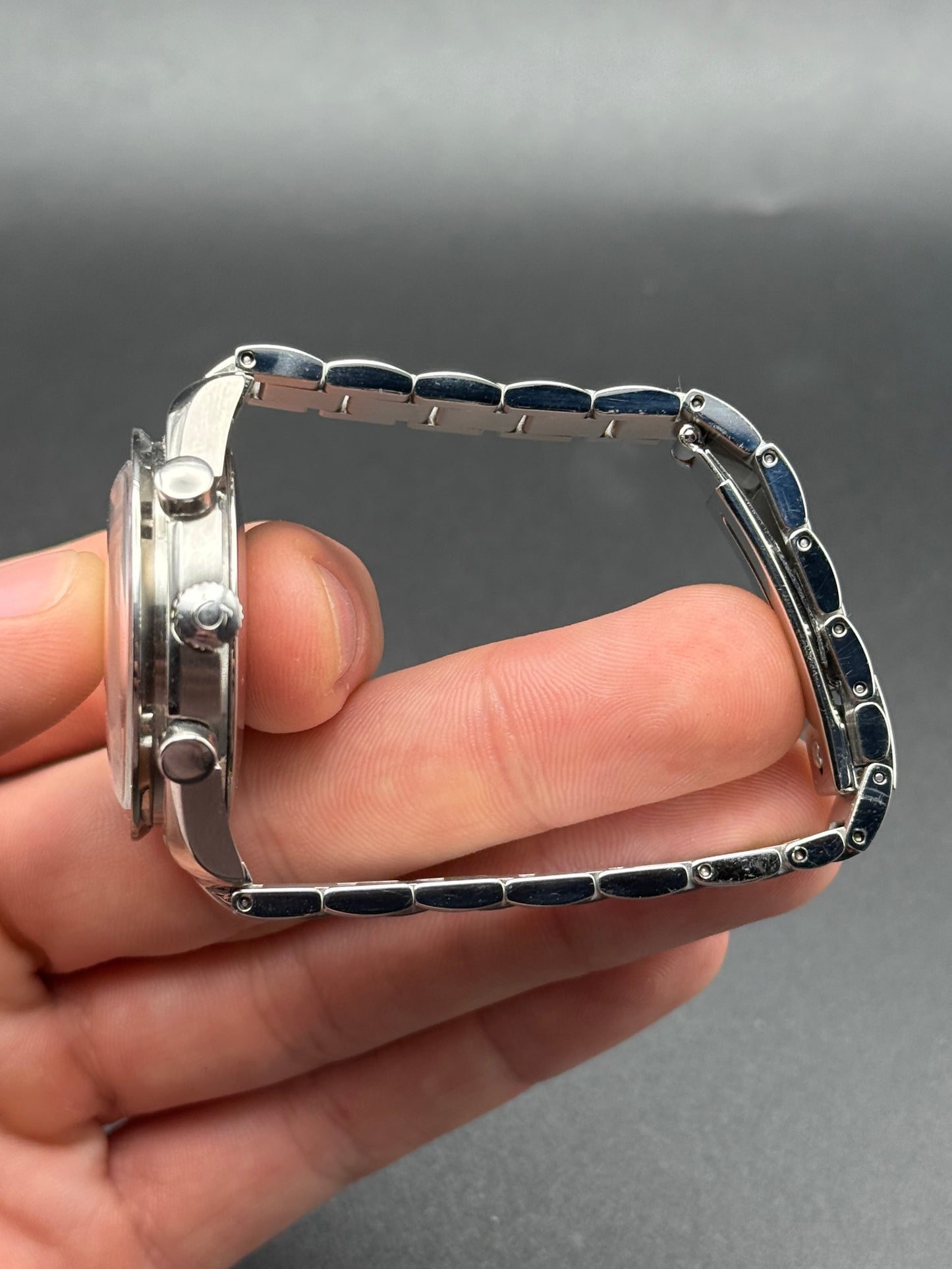 Omega Speedmaster 39mm Factory Diamond Bezel MOP Dial Watch Only