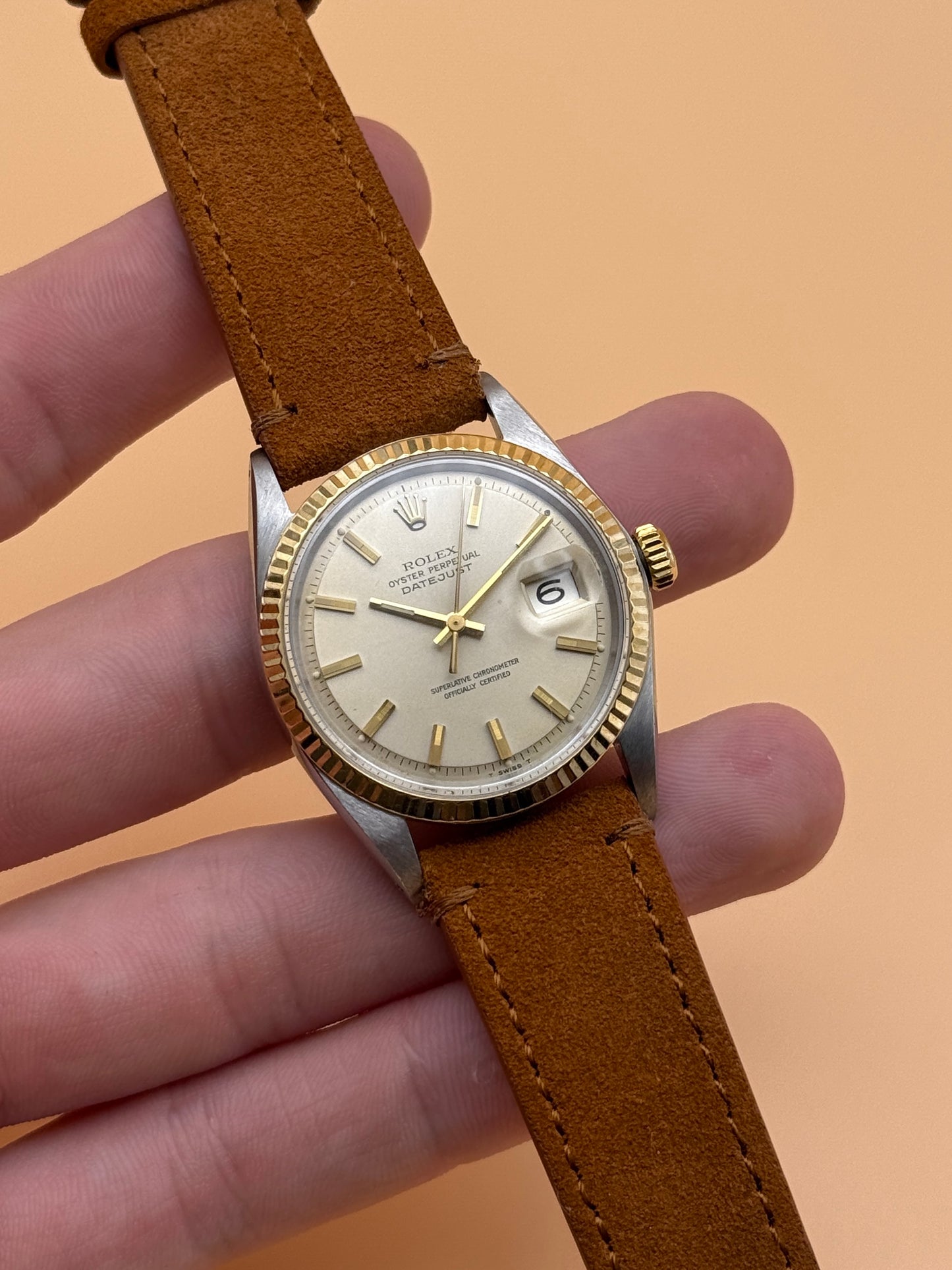 Rolex DateJust 1601 1.8M Serial Watch Only