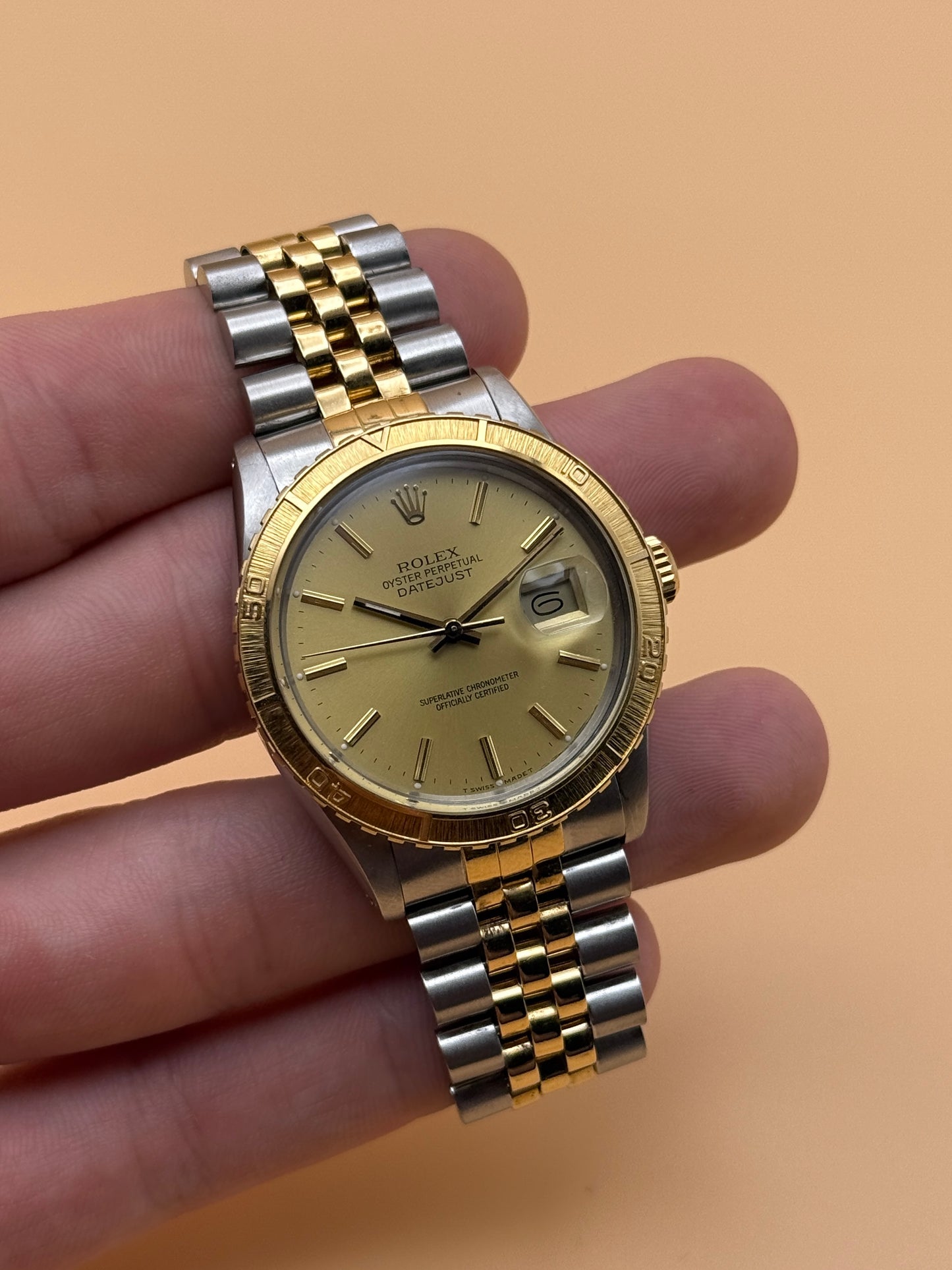 Rolex DateJust Turnograph 16253 9.7M Serial Watch Only