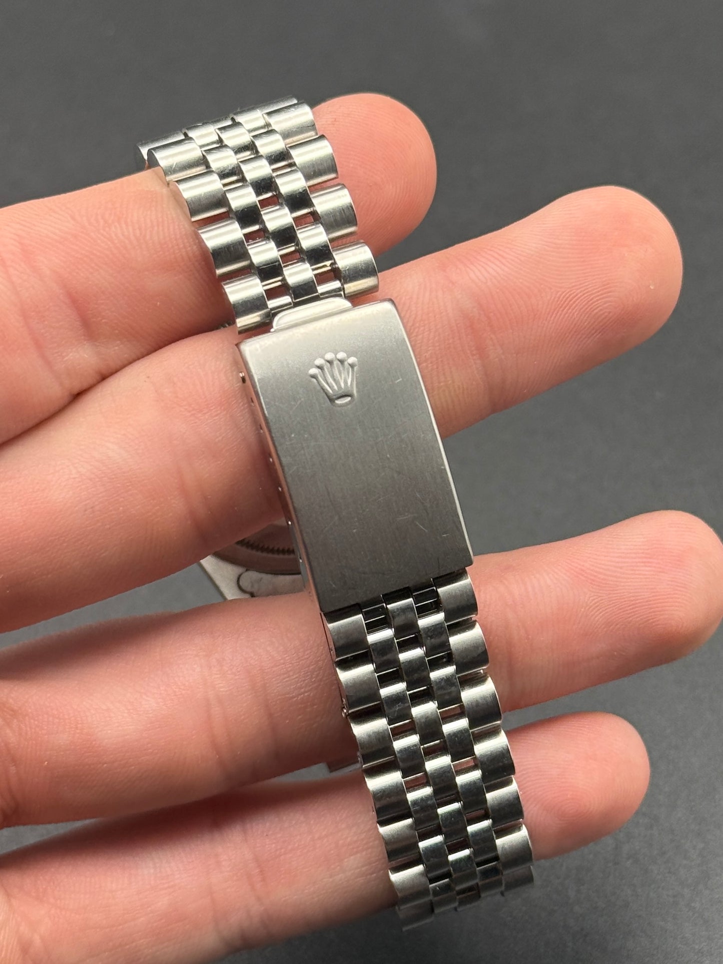 Rolex DateJust 16220 Silver Index E Serial Watch Only