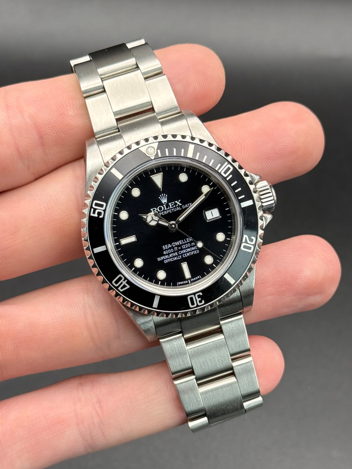 Rolex Sea Dweller 16600T F Serial Box and Papers 2025 RSC