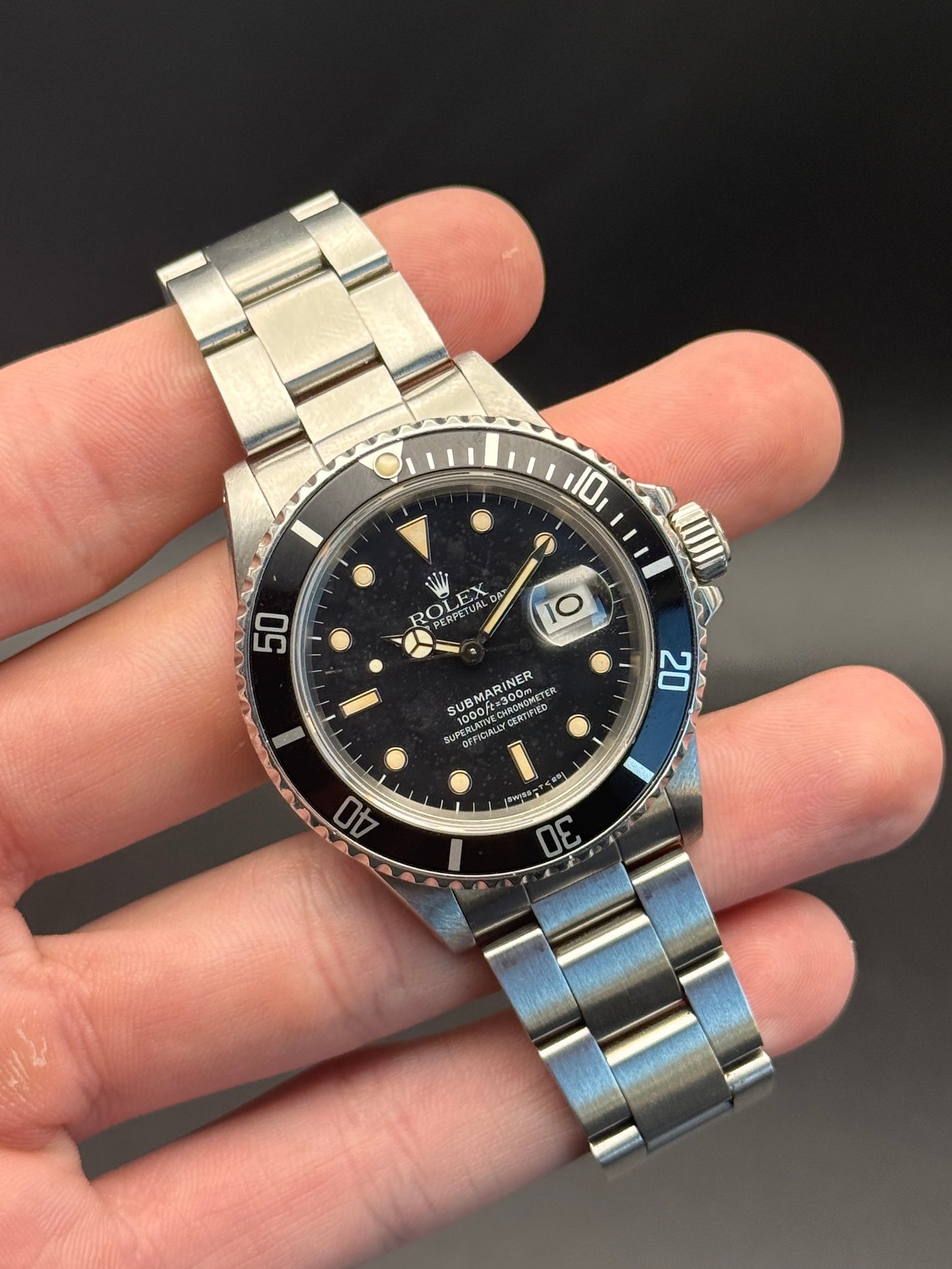 Rolex Submariner Date 168000 R Serial Watch Only