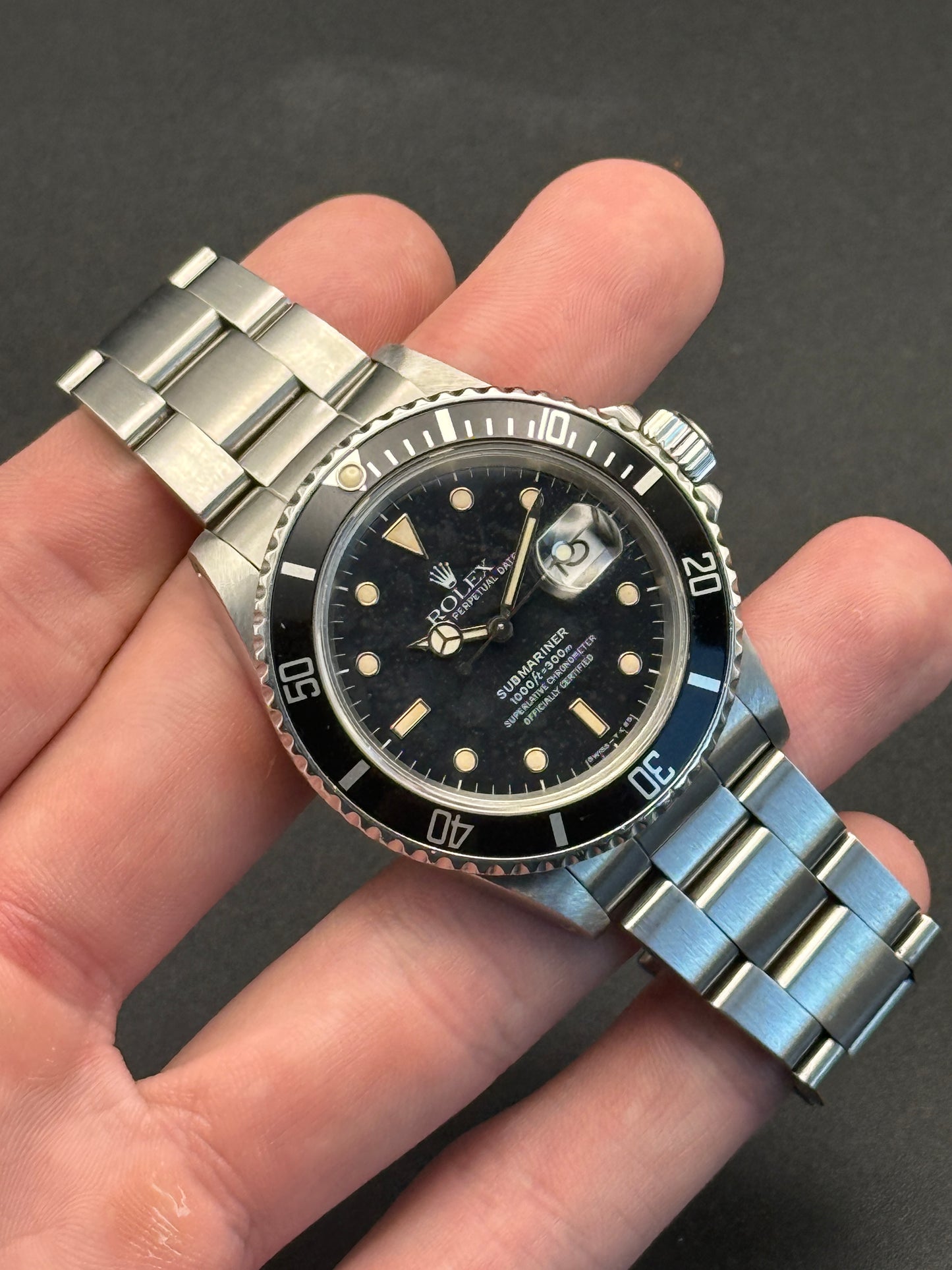 Rolex Submariner Date 168000 R Serial Watch Only