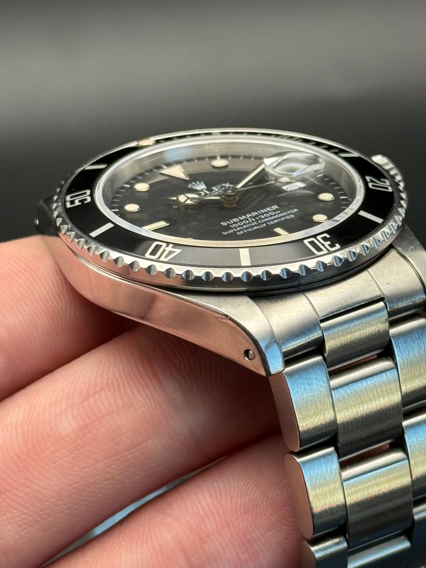 Rolex Submariner Date 168000 R Serial Watch Only