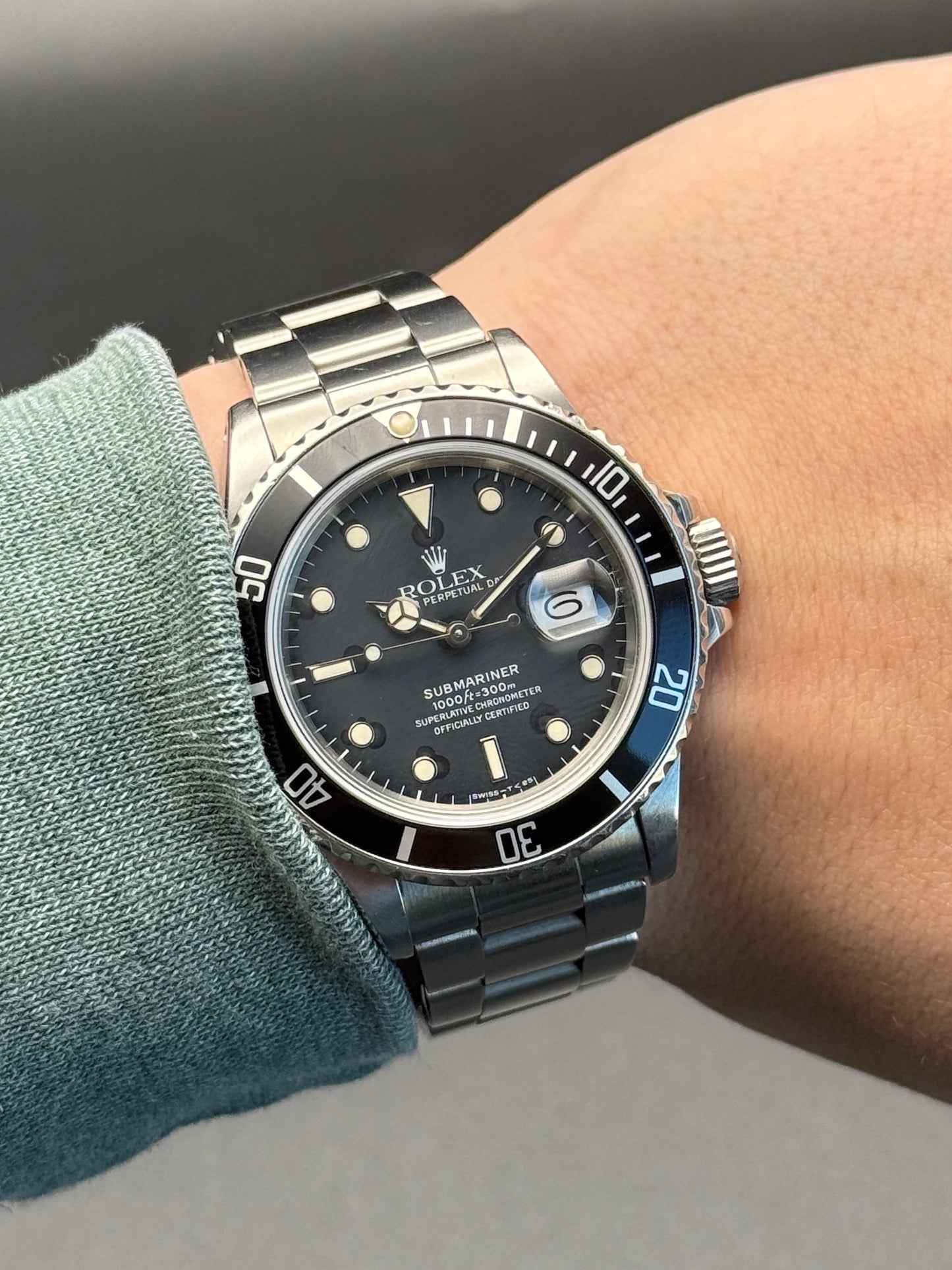 Rolex Submariner Date 168000 R Serial Watch Only