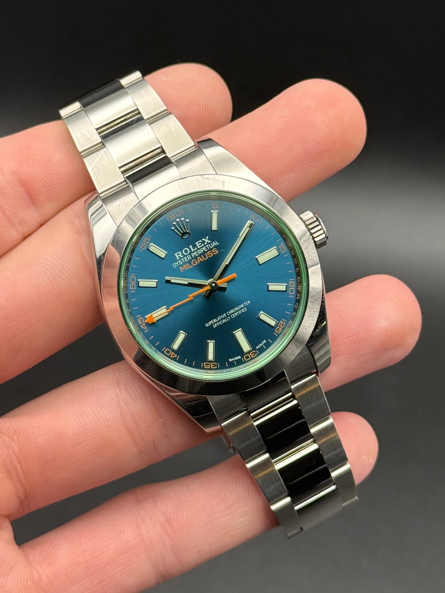 Rolex Milgauss 116400GV Z-Blue 2020 Full Set