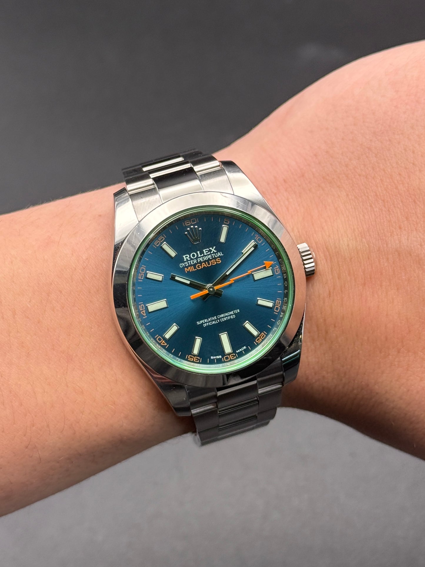 Rolex Milgauss 116400GV Z-Blue 2020 Full Set
