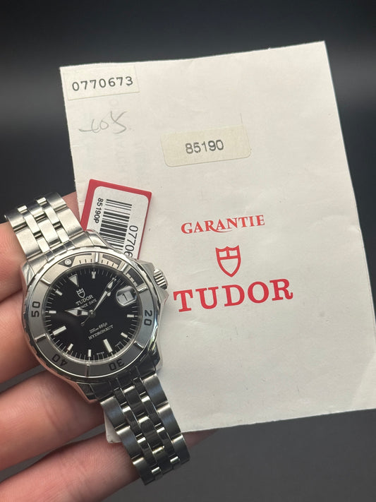 Tudor Prince Date Hydronaut 85190 Papers