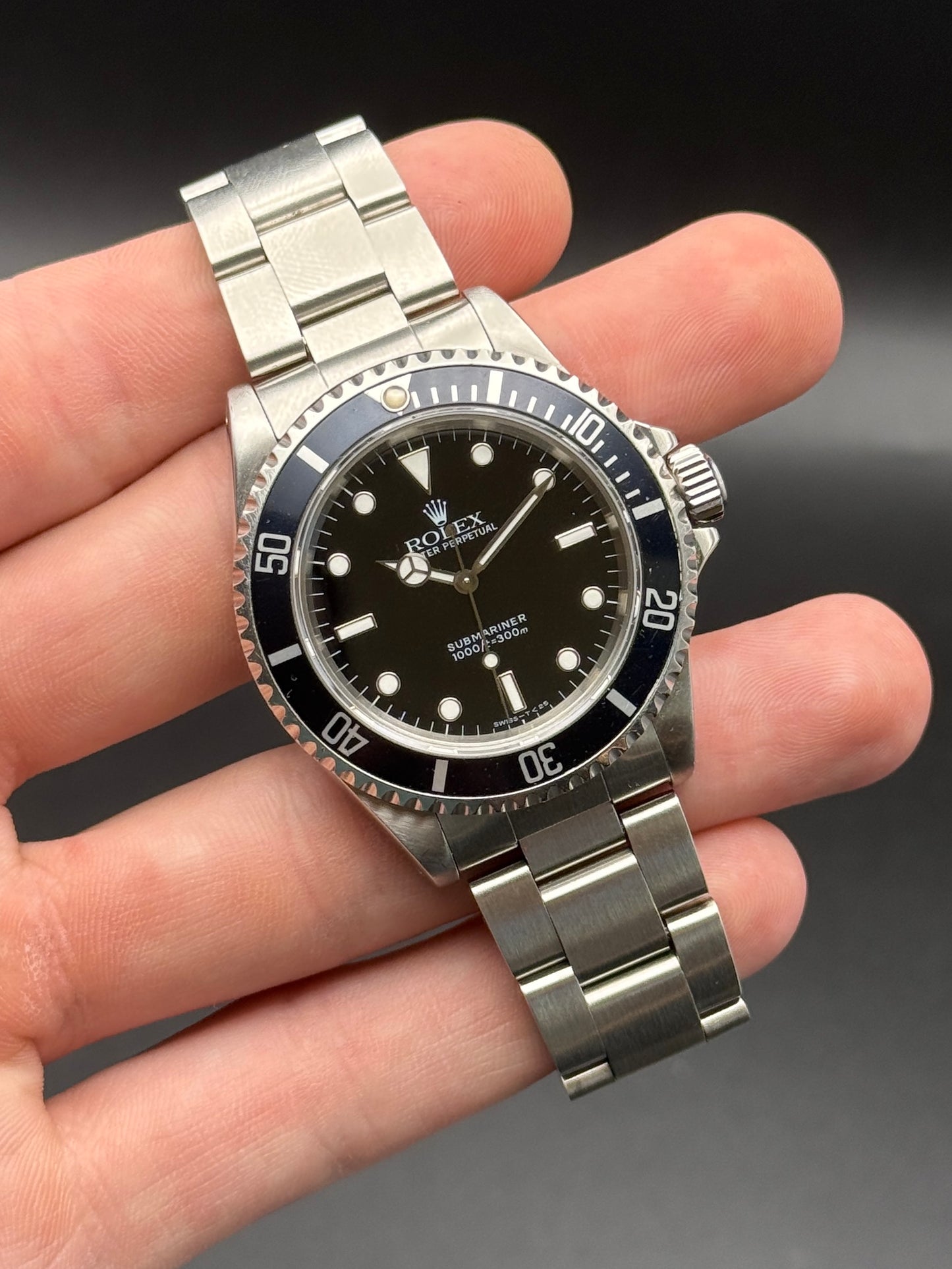 Rolex Submariner 14060 U Serial Tritinova Watch Only