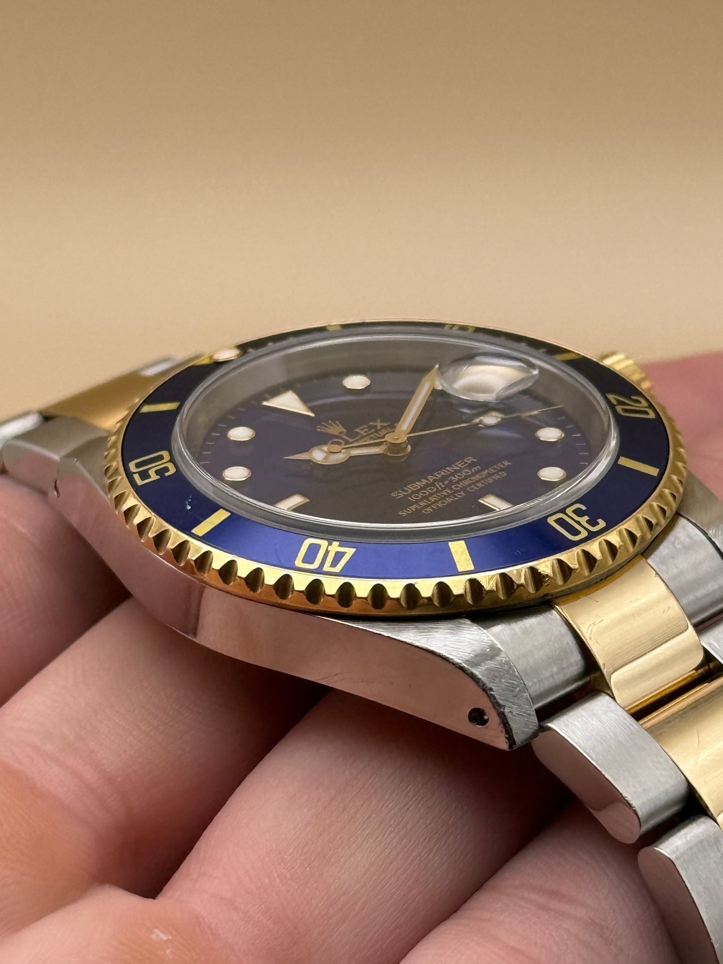 Rolex Submariner Date 16613 Bluesy A Serial Papers Hangtag