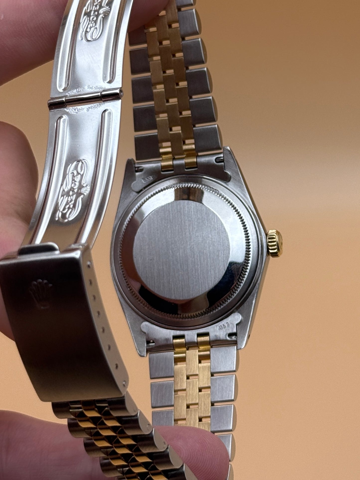 Rolex DateJust 16013 6.3M Serial Champange Dial Watch Only
