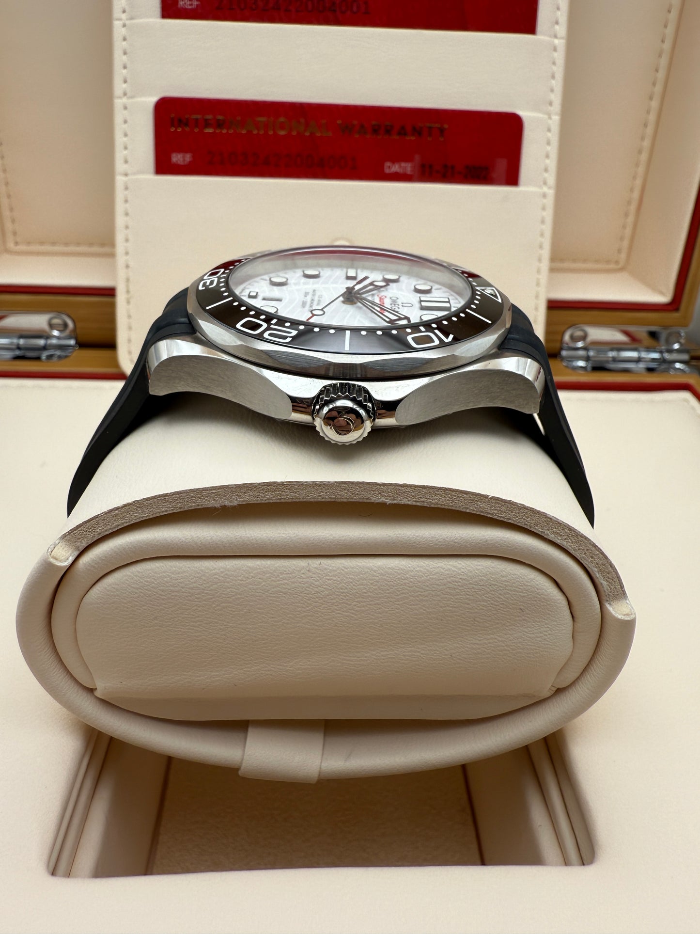 Omega Seamaster 300 White Wave 2022 Full Set