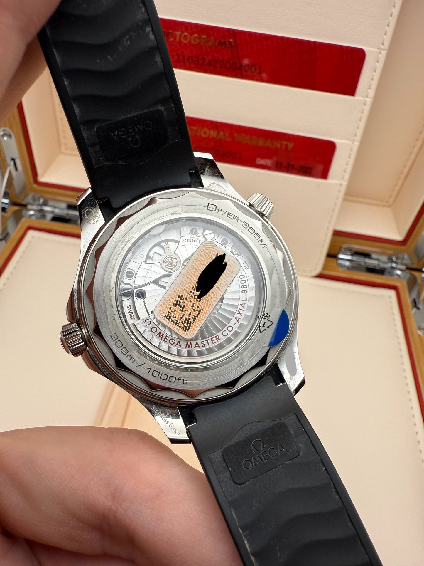 Omega Seamaster 300 White Wave 2022 Full Set