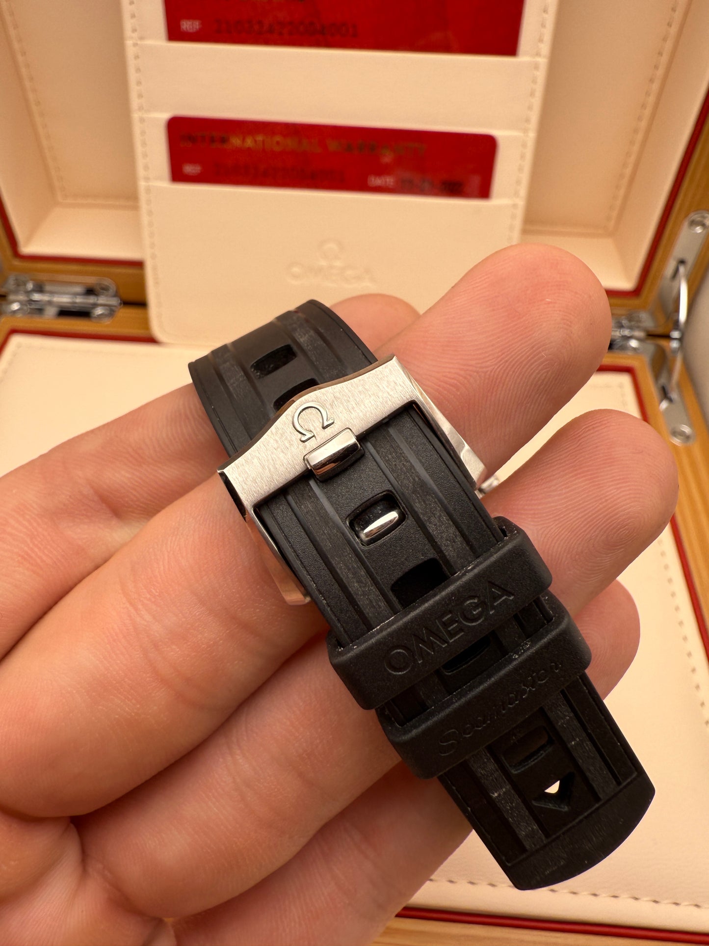 Omega Seamaster 300 White Wave 2022 Full Set