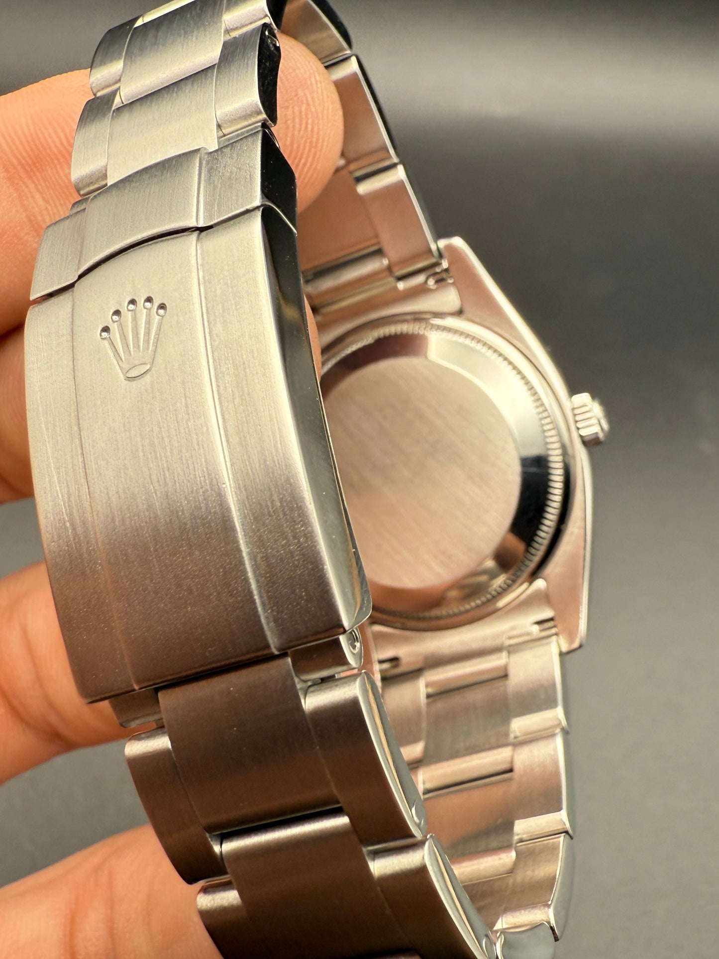 Rolex Air King 114200 White Dial Black 369 Z Serial Watch Only