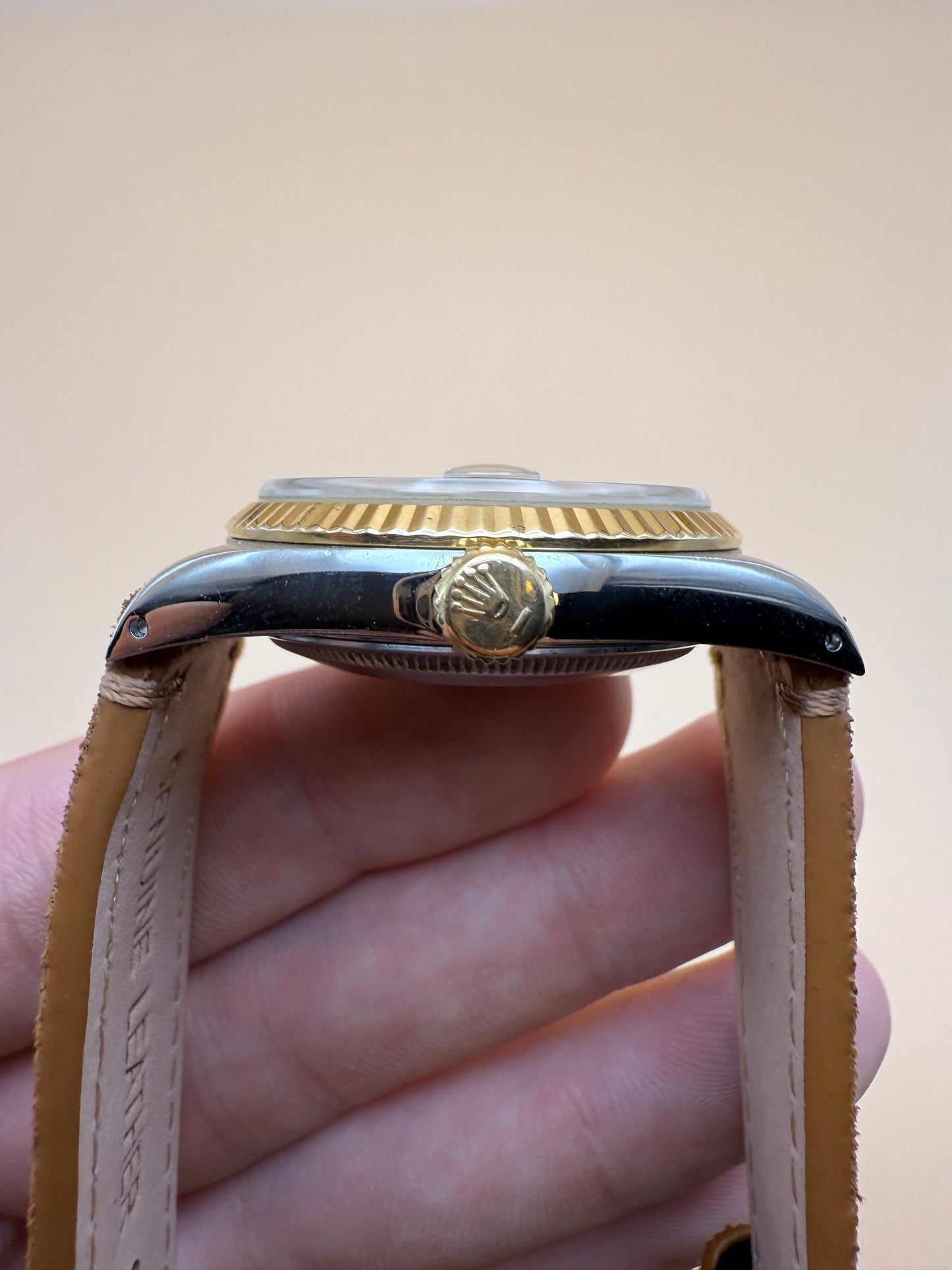 Rolex DateJust 16233 L Serial Diamond Dial Watch Only