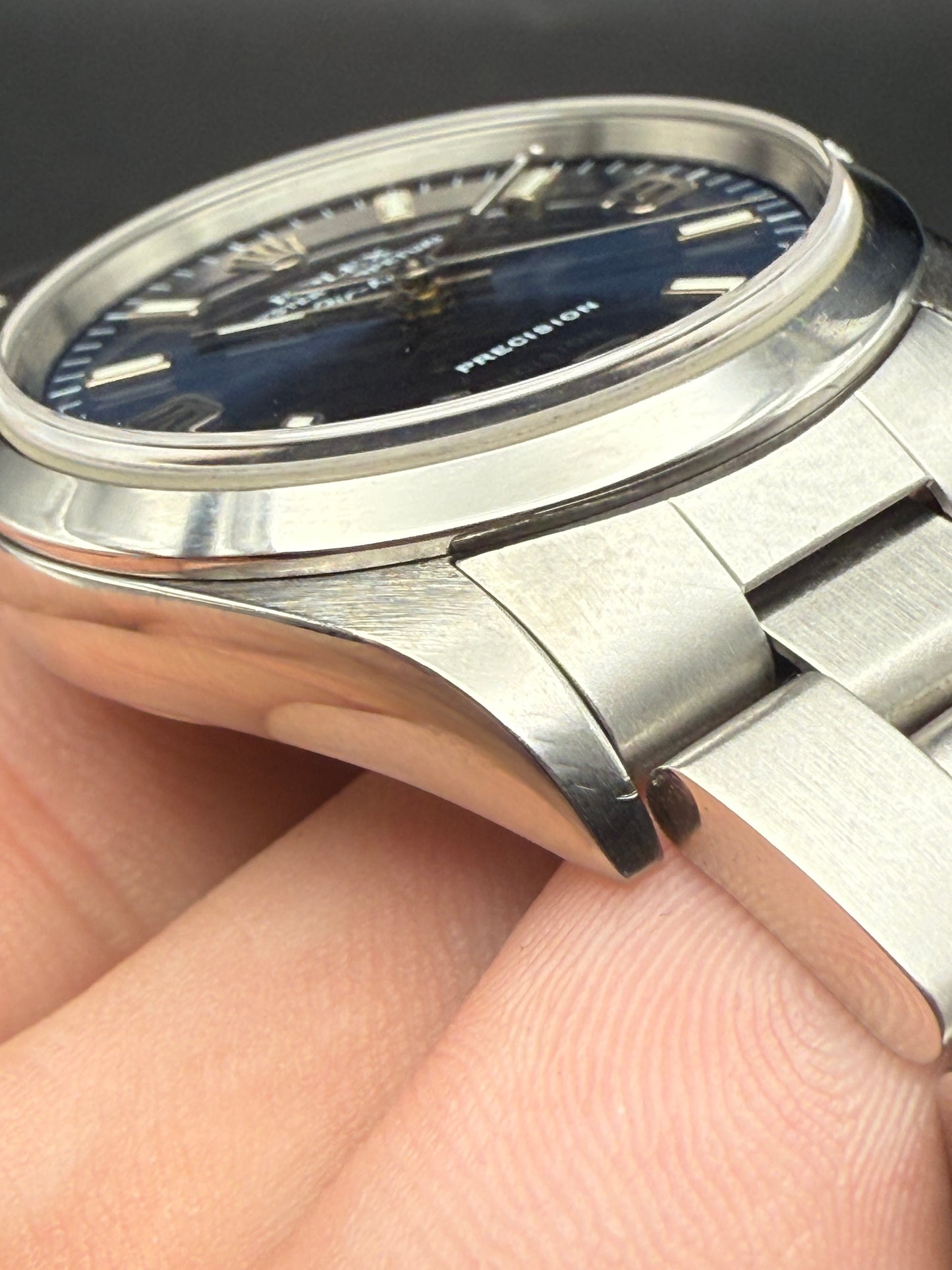 Rolex AirKing 14000 P Serial Blue 369 Watch Only