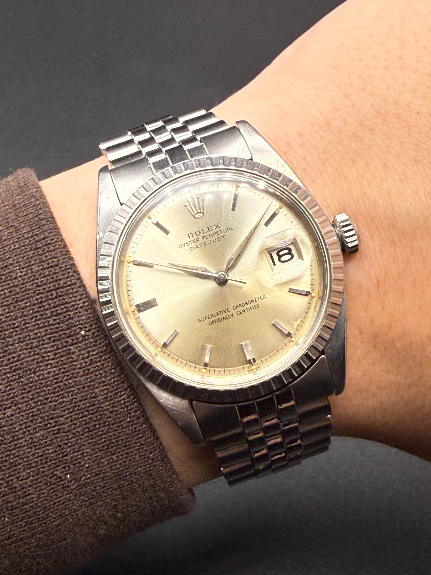 Rolex DateJust 1603 1M Serial Watch Only
