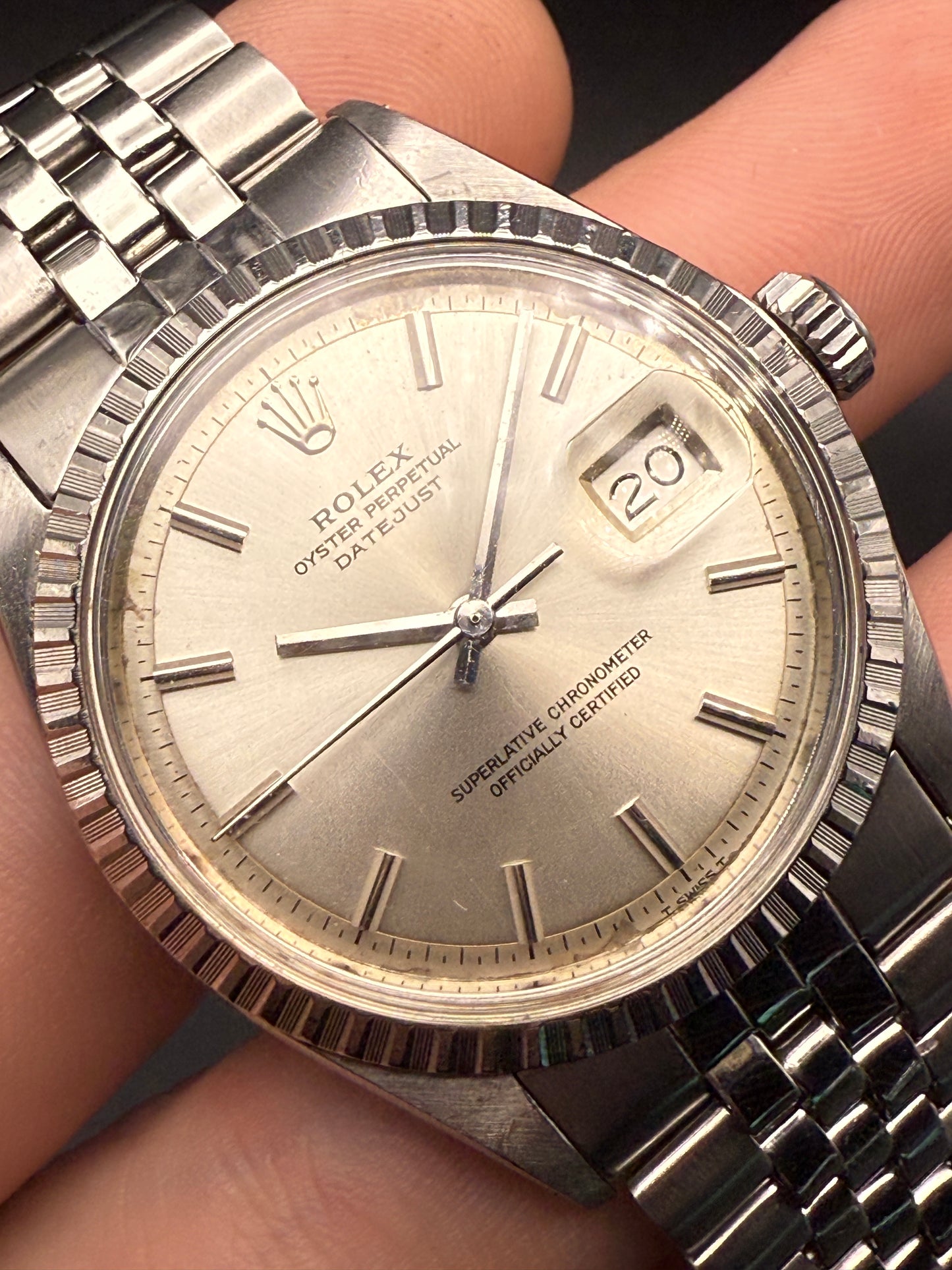 Rolex DateJust 1603 2.5M Serial Watch Only
