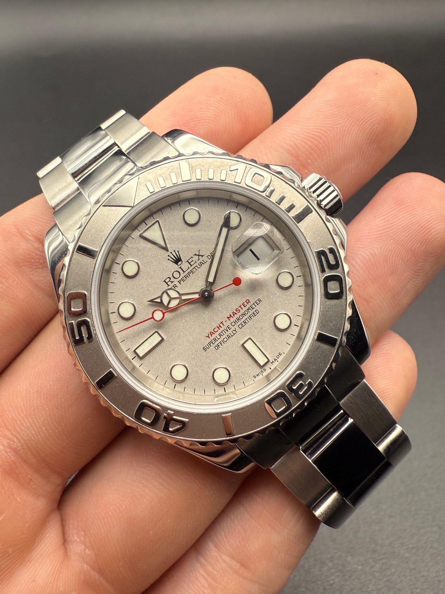 Rolex Yacht-Master 16622 Platimun F Serial Papers