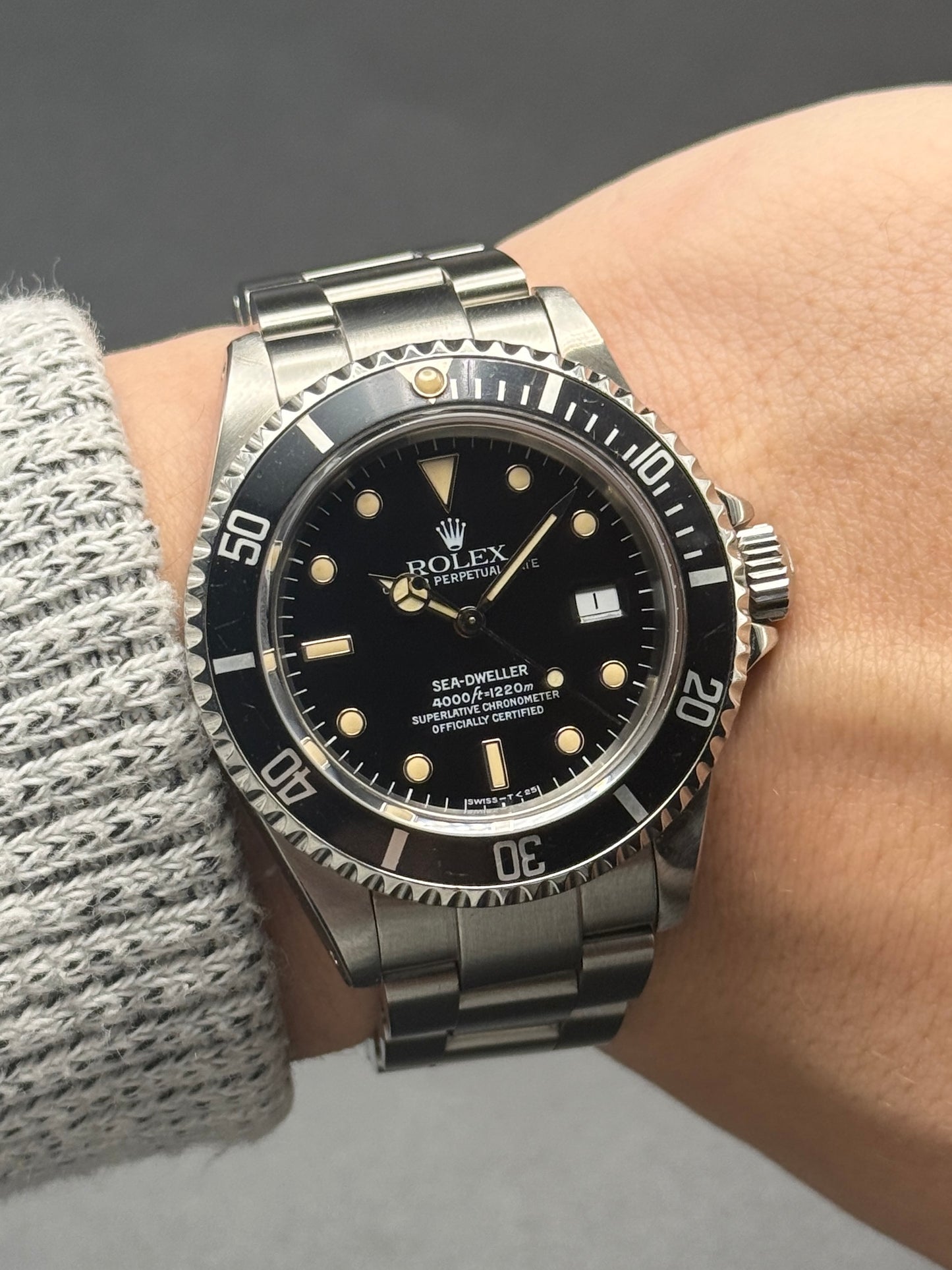 Rolex SeaDweller 16600 N Serial Tritium Watch Only