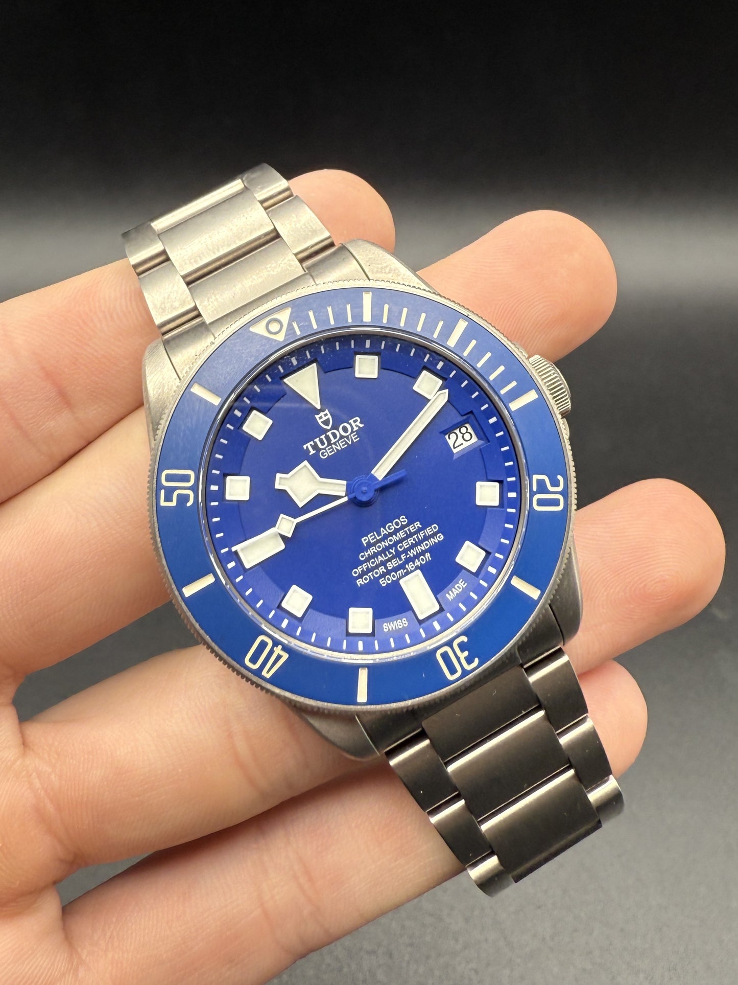 Tudor Pelagos 25600TB Blue Titanium 2019 Box and Papers