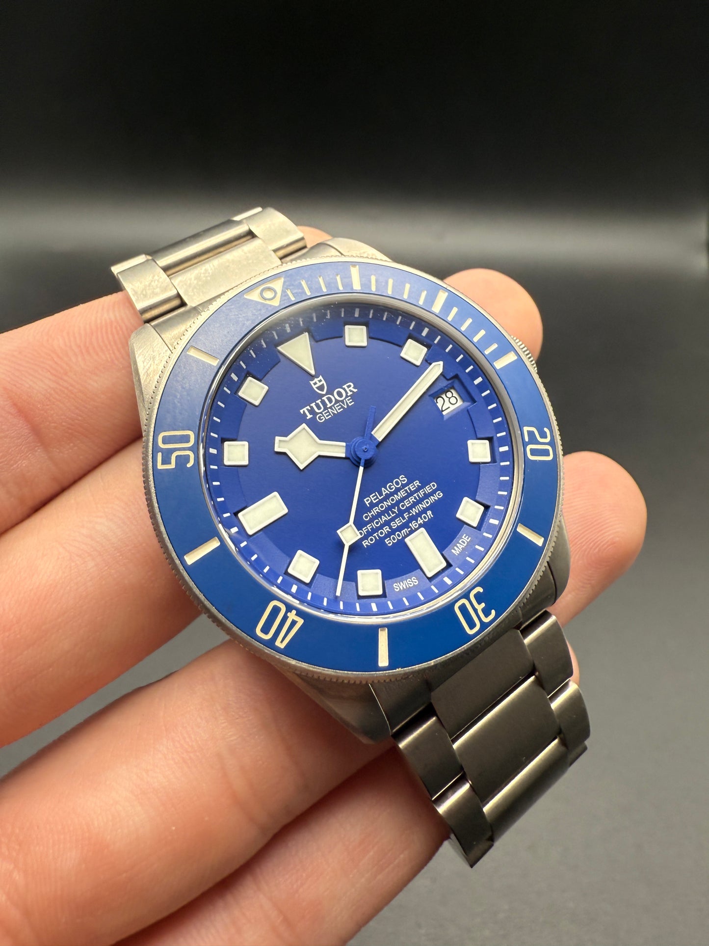 Tudor Pelagos 25600TB Blue Titanium 2019 Box and Papers