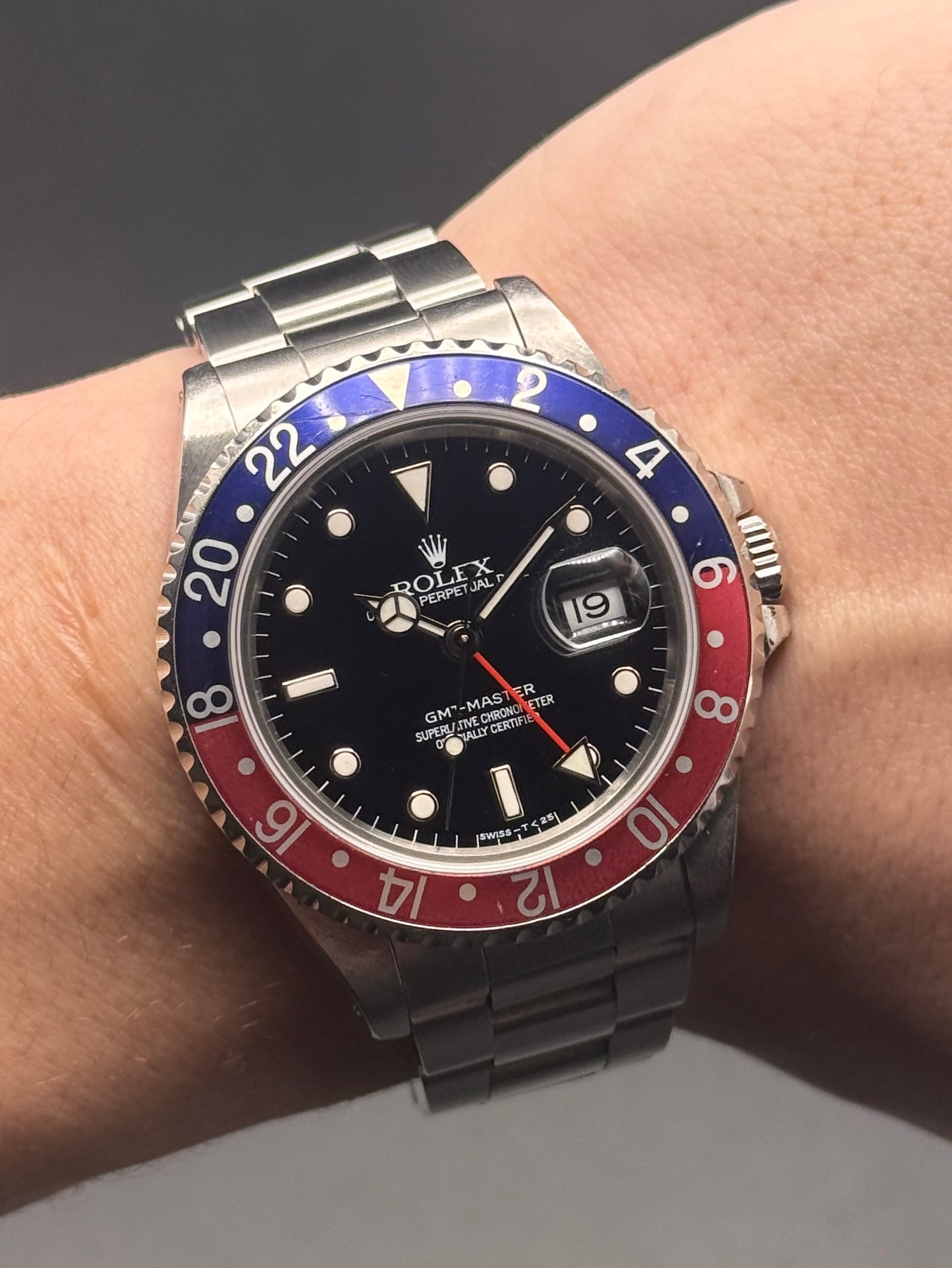 Rolex GMT Master 16700 Pepsi X Serial Watch Only