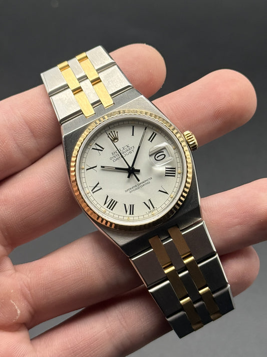 Rolex Oyster Quartz 8.3M Serial White Buckley Dial