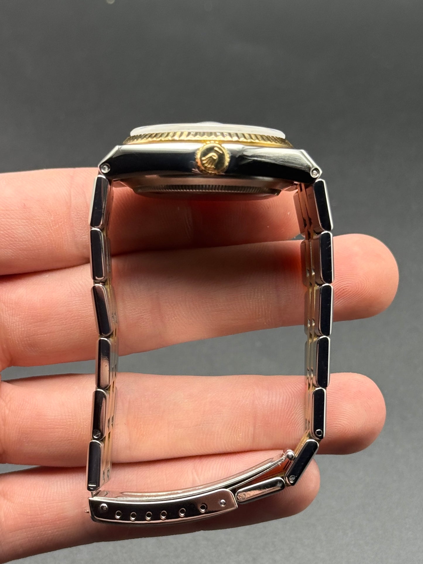 Rolex Oyster Quartz 8.3M Serial White Buckley Dial